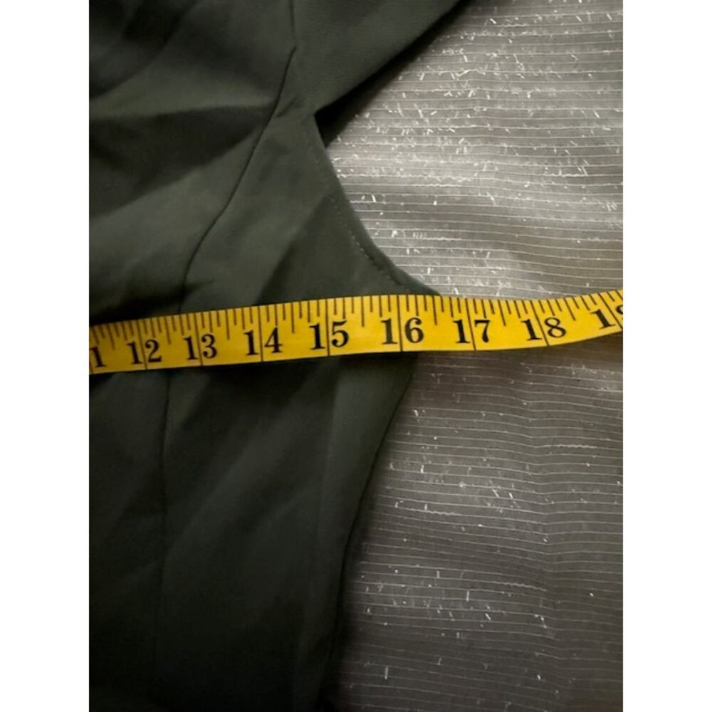 H & M SOFT GREEN DRESS WITH CAP SLEEVES AND BELT SIZE XSMALL - Picture 5 of 7